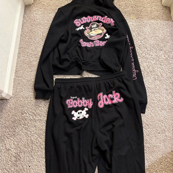 Bobby Jack Black Sweater Set - Picture 1 of 2